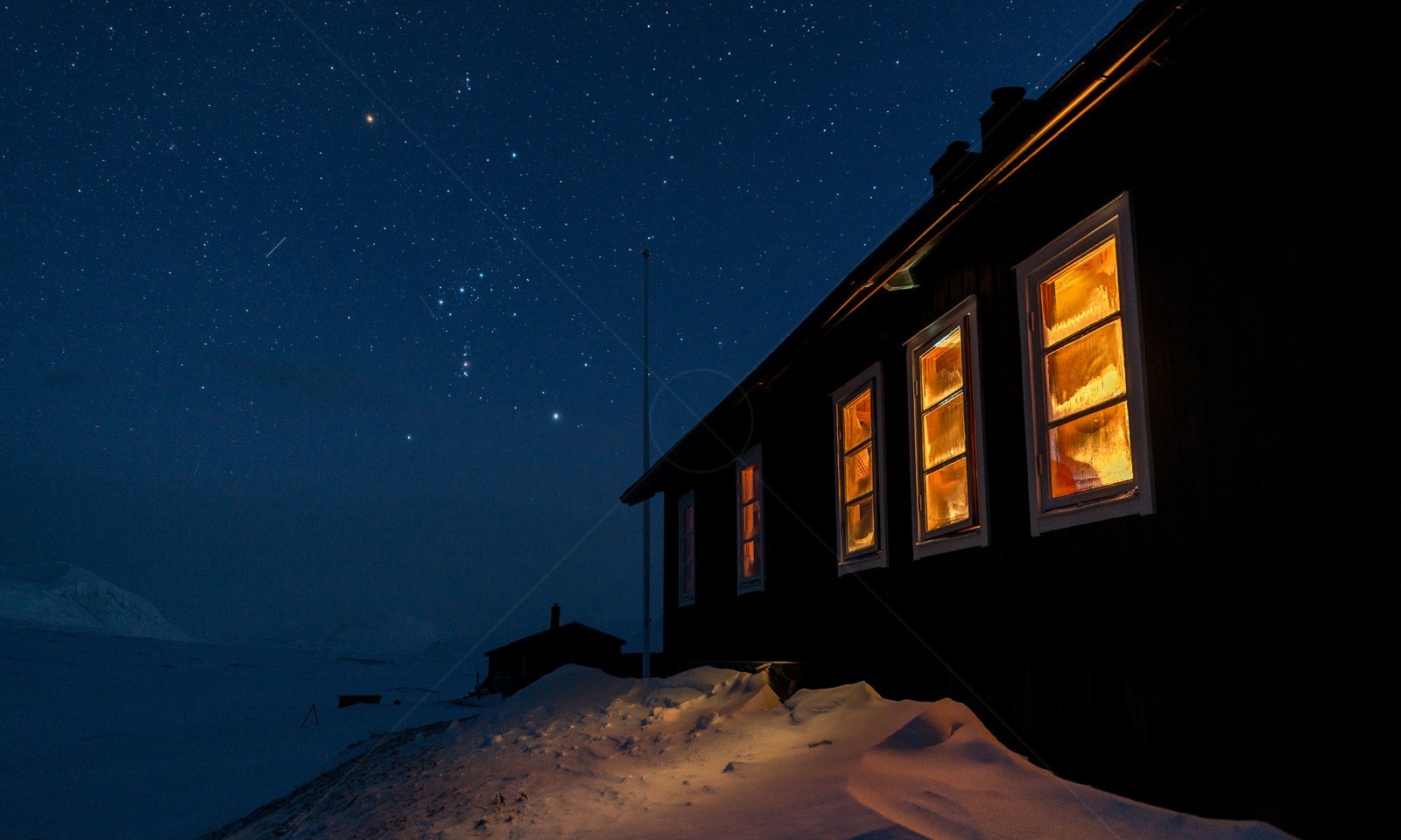 Starry night in Sälka, Swedish Lapland